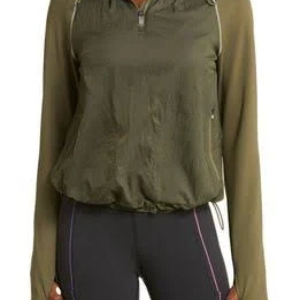 NWT Womens Medium Olive Branch Outdoor Voices Frost/Knit Hoddie. - Picture 8 of 13